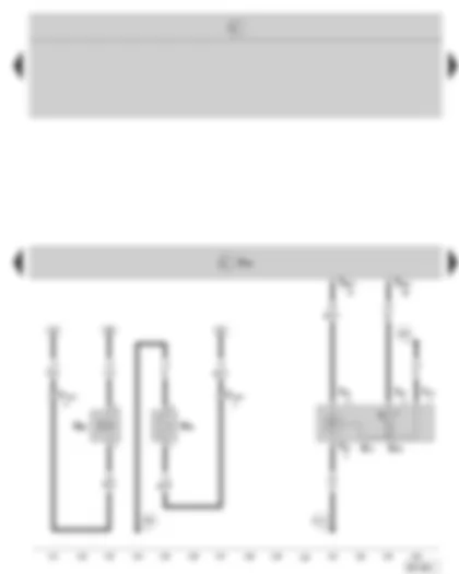 Wiring Diagram  SKODA OCTAVIA II 2006 - Motronic control unit - activated charcoal filter system solenoid valve - intake air temperature sender and intake manifold pressure - heating resistor for crankcase ventilation