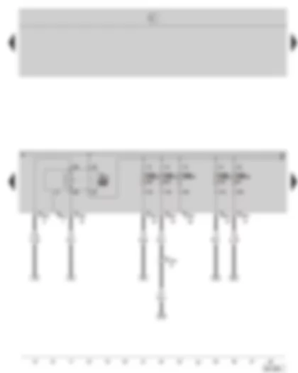 Wiring Diagram  SKODA OCTAVIA II 2006 - Motronic current supply relay - E box