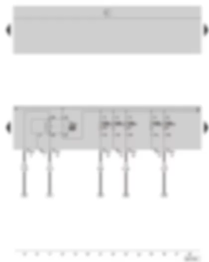 Wiring Diagram  SKODA OCTAVIA II 2006 - Diesel direct injection system relay - E box