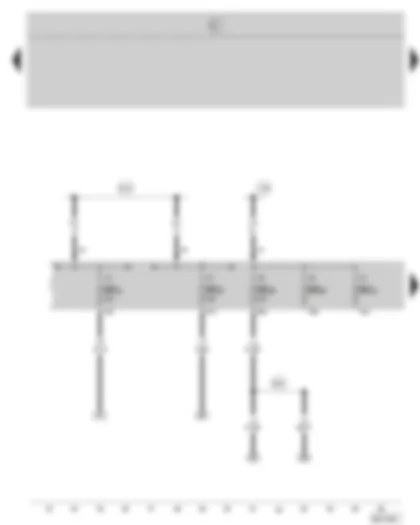 Wiring Diagram  SKODA OCTAVIA II 2006 - Fuse holder