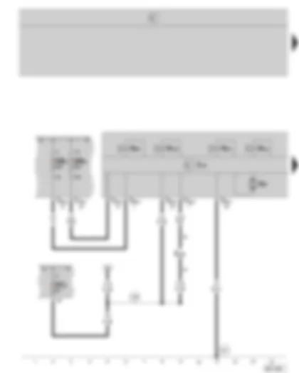 Wiring Diagram  SKODA OCTAVIA II 2006 - ABS control unit with TCS - E box - fuse holder