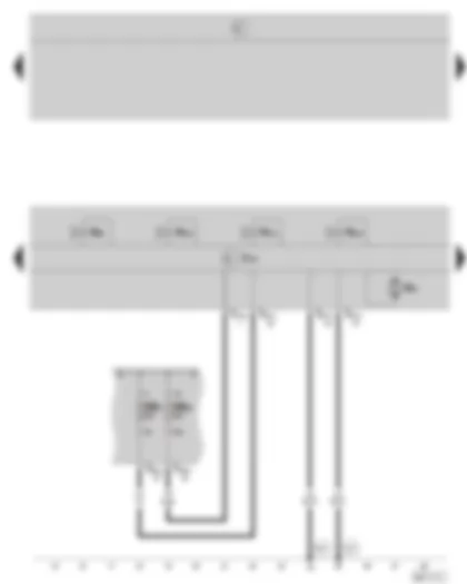 Wiring Diagram  SKODA OCTAVIA II 2006 - ABS control unit with EDS and TCS/ ESP - E box