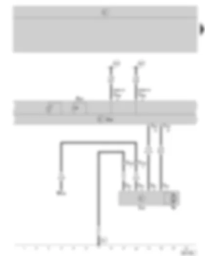 Wiring Diagram  SKODA OCTAVIA II 2008 - Climatronic control unit - fresh air blower control unit - fresh air blower