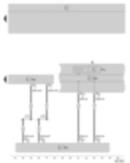 Wiring Diagram  SKODA OCTAVIA II 2006 - Additional heater control unit - data bus diagnostic interface - dash panel insert