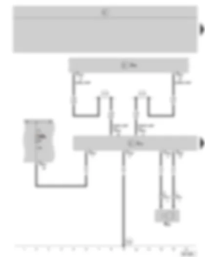 Wiring Diagram  SKODA OCTAVIA II 2008 - Mobile telephone operating electronics control unit (interface box) - telephone microphone - data bus diagnostic interface - E box - (not valid for 2.0 ltr./147 kW)