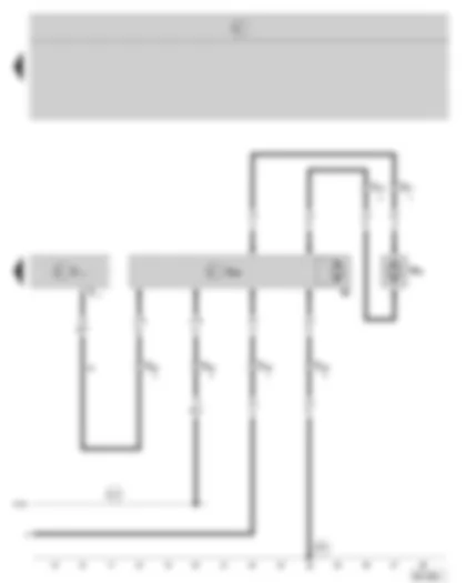 Wiring Diagram  SKODA OCTAVIA II 2008 - Radiator fan - radiator fan control unit - engine control unit