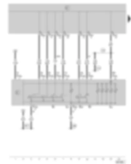 Wiring Diagram  SKODA OCTAVIA II 2007 - Light switch