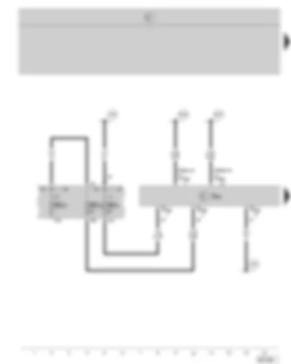 Wiring Diagram  SKODA OCTAVIA II 2007 - Parking aid control unit - fuse holder