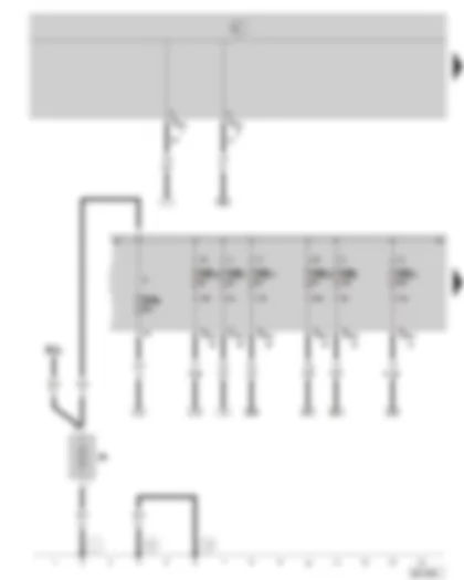 Wiring Diagram  SKODA OCTAVIA II 2006 - Battery - E box - (valid for 2.0 ltr./147 kW)