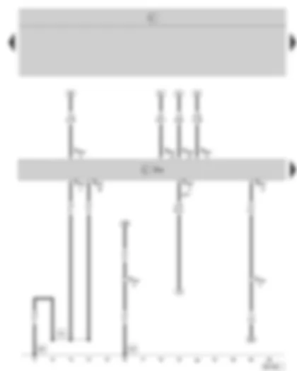 Wiring Diagram  SKODA OCTAVIA II 2006 - Motronic control unit