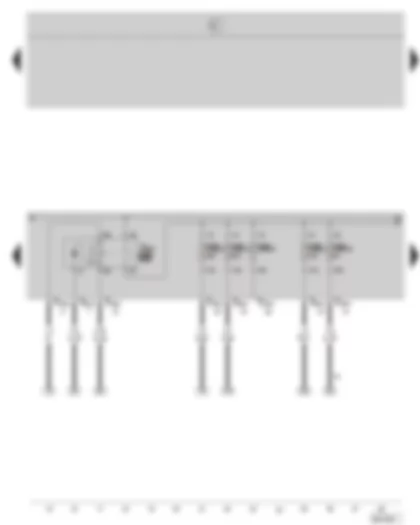 Wiring Diagram  SKODA OCTAVIA II 2006 - Current supply relay for Simos - E box
