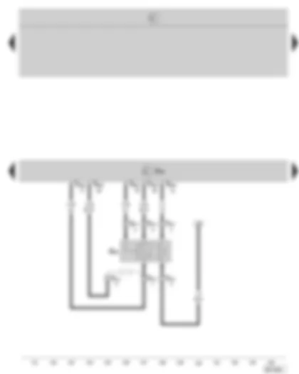 Wiring Diagram  SKODA OCTAVIA II 2006 - Motronic control unit - lambda probe