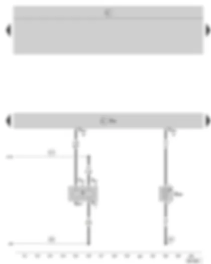 Wiring Diagram  SKODA OCTAVIA II 2006 - Motronic control unit - fuel pressure sender - intake air temperature sender -2-