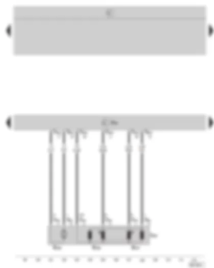 Wiring Diagram  SKODA OCTAVIA II 2006 - Motronic control unit - throttle valve control unit