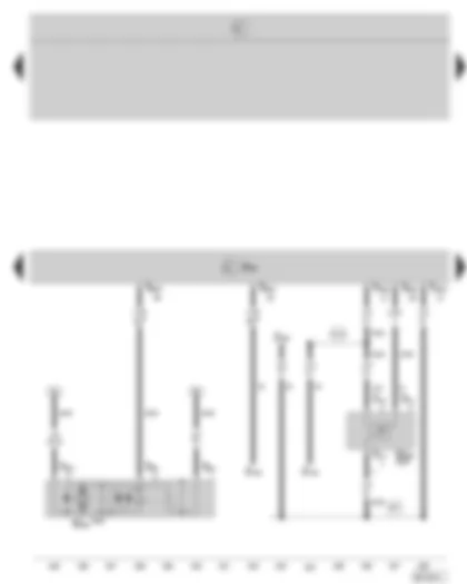 Wiring Diagram  SKODA OCTAVIA II 2006 - Motronic control unit - brake servo pressure sensor - brake vacuum pump