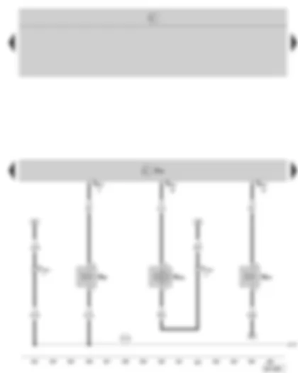 Wiring Diagram  SKODA OCTAVIA II 2006 - Motronic control unit - activated charcoal filter system solenoid valve - camshaft adjustment valve -1- - fuel pressure regulating valve