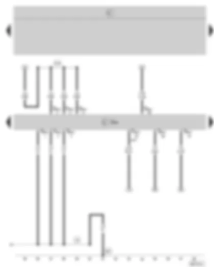Wiring Diagram  SKODA OCTAVIA II 2006 - Diesel direct injection system control unit