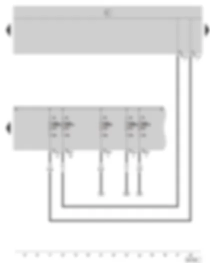 Wiring Diagram  SKODA OCTAVIA II 2008 - E-Box (not valid for 2.0 ltr./147 kW)