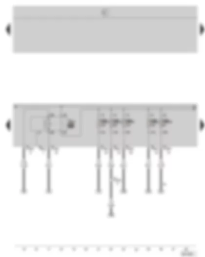 Wiring Diagram  SKODA OCTAVIA II 2007 - Electric drive main relay - E box