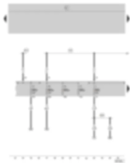 Wiring Diagram  SKODA OCTAVIA II 2007 - Fuse holder