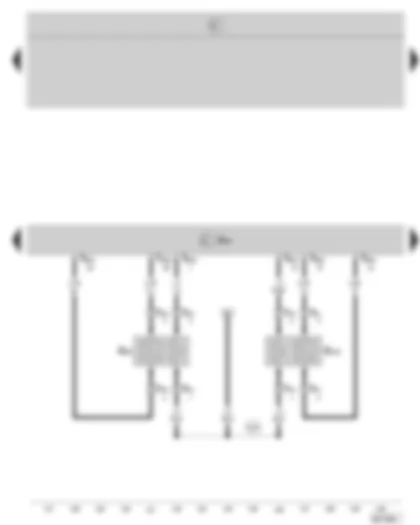 Wiring Diagram  SKODA OCTAVIA II 2007 - Engine control unit - lambda probe - lambda probe after catalytic converter