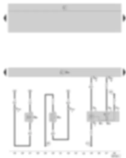 Wiring Diagram  SKODA OCTAVIA II 2007 - Engine control unit - activated charcoal filter system solenoid valve - intake air temperature sender and intake manifold pressure - heating resistor for crankcase ventilation