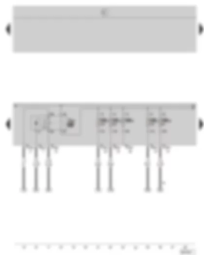 Wiring Diagram  SKODA OCTAVIA II 2008 - Current supply relay for Simos - E box