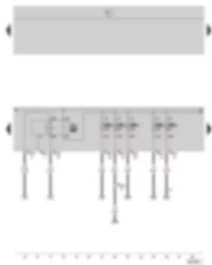 Wiring Diagram  SKODA OCTAVIA II 2007 - Motronic current supply relay - E box