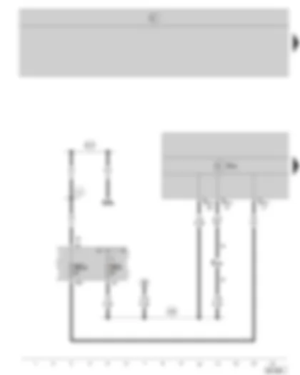 Wiring Diagram  SKODA OCTAVIA II 2007 - ABS control unit with EDL and TCS/ ESP - fuse holder