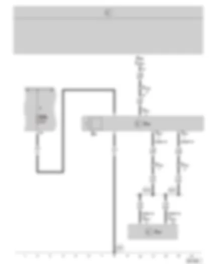 Wiring Diagram  SKODA OCTAVIA II 2007 - Additional heater (PTC)