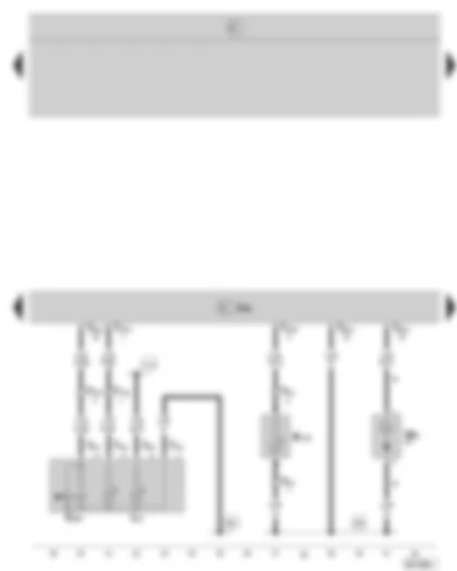 Wiring Diagram  SKODA OCTAVIA II 2008 - Door control unit - driver side - interior button for central locking - central locking warning lamp - front left entry light