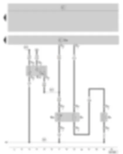 Wiring Diagram  SKODA OCTAVIA II 2007 - Heated rear seat control unit - heated right rear seat switch with regulator - rear right seat heating