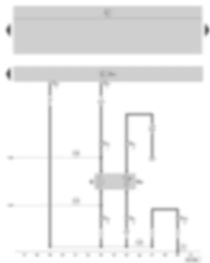 Wiring Diagram  SKODA OCTAVIA II 2007 - Heated front seat control unit - front passenger side seat heating