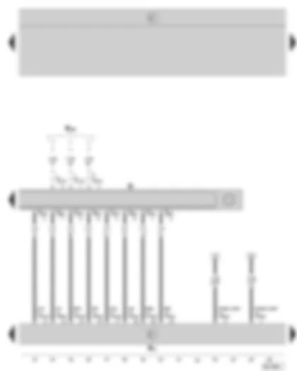 Wiring Diagram  SKODA OCTAVIA II 2007 - Radio - amplifier