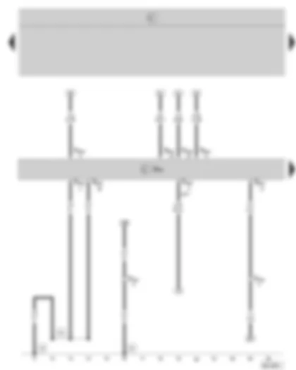 Wiring Diagram  SKODA OCTAVIA II 2008 - Engine control unit