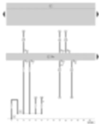 Wiring Diagram  SKODA OCTAVIA II 2008 - Simos control unit