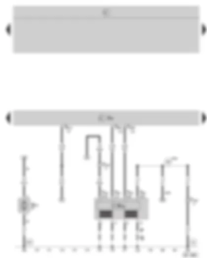 Wiring Diagram  SKODA OCTAVIA II 2008 - Simos control unit - ignition system - secondary air pump motor
