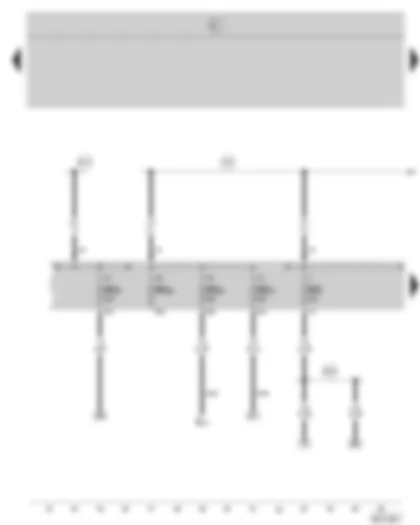 Wiring Diagram  SKODA OCTAVIA II 2008 - Fuse holder