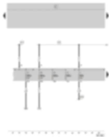Wiring Diagram  SKODA OCTAVIA II 2008 - Fuse holder