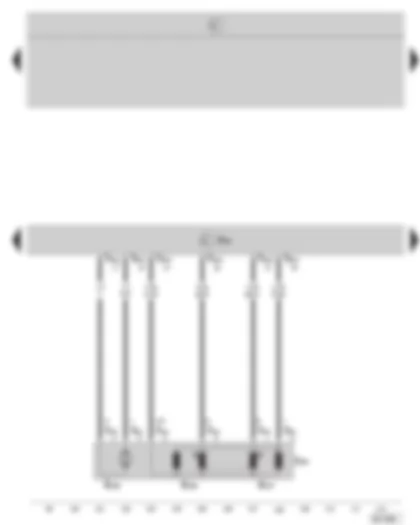 Wiring Diagram  SKODA OCTAVIA II 2008 - Motronic control unit - throttle valve control unit