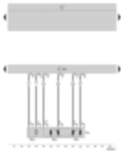Wiring Diagram  SKODA OCTAVIA II 2008 - Motronic control unit - throttle valve control unit
