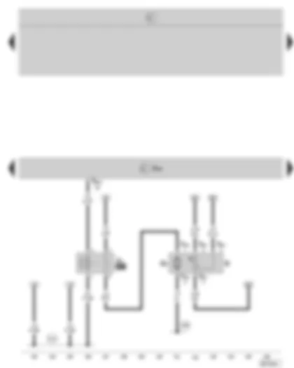 Wiring Diagram  SKODA OCTAVIA II 2008 - Diesel direct injection system control unit - fuel gauge sender - fuel pump - fuel pump relay