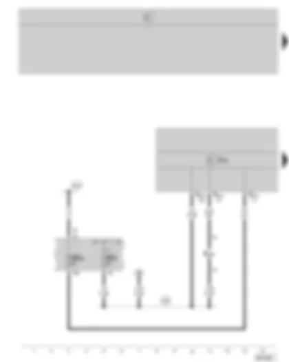 Wiring Diagram  SKODA OCTAVIA II 2008 - ABS control unit with EDS and TCS/ ESP - fuse holder