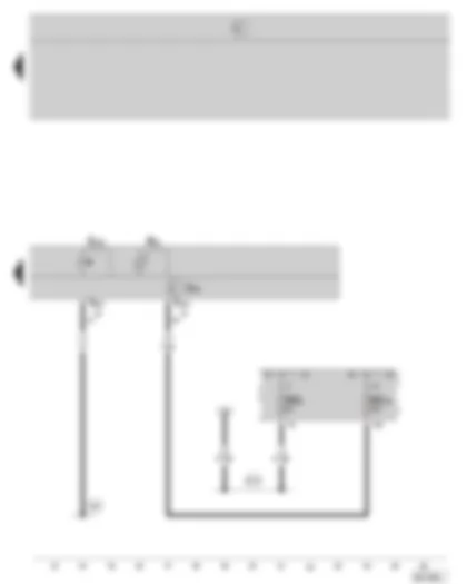 Wiring Diagram  SKODA OCTAVIA II 2008 - Air conditioning system control unit - fuse holder