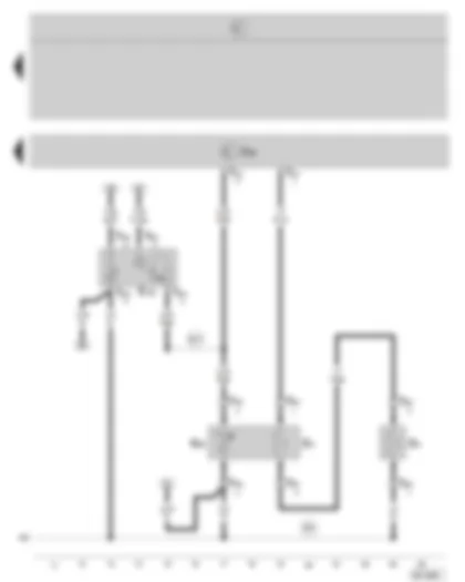Wiring Diagram  SKODA OCTAVIA II 2008 - Heated rear seat control unit - heated right rear seat switch with regulator - rear right seat heating
