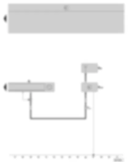 Wiring Diagram  SKODA OCTAVIA II 2008 - Radio - radio aerial 2 - aerial module - (optional equipment for Combi vehicles)