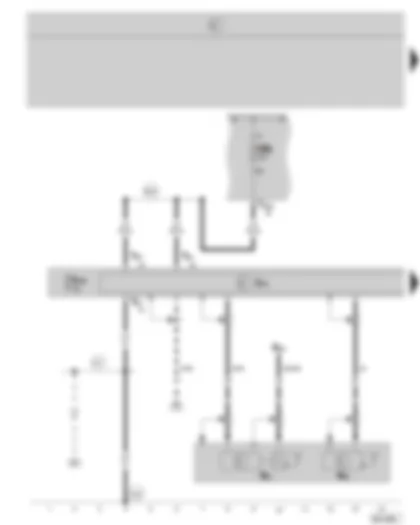 Wiring Diagram  SKODA OCTAVIA II 2008 - Radio-navigation system control unit - aerial - E-Box - (not valid for 2.0 ltr./147 kW)