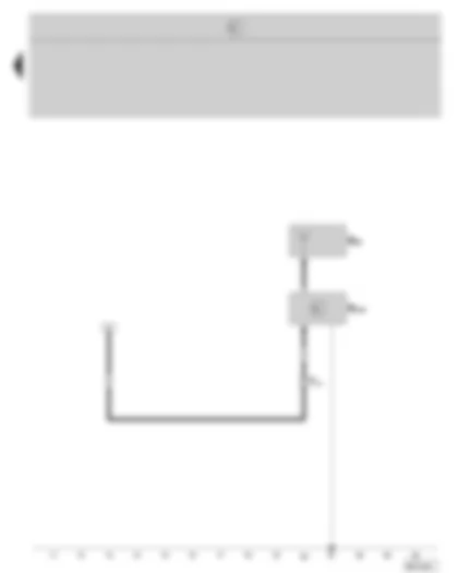 Wiring Diagram  SKODA OCTAVIA II 2008 - Radio aerial 2 - aerial module - (optional equipment for Combi vehicles)