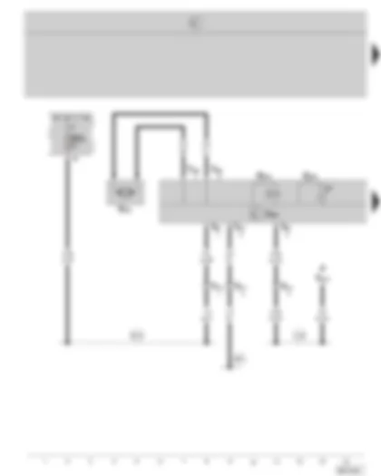 Wiring Diagram  SKODA OCTAVIA II 2008 - Four-wheel drive control unit - haldex coupling pump - fuse holder