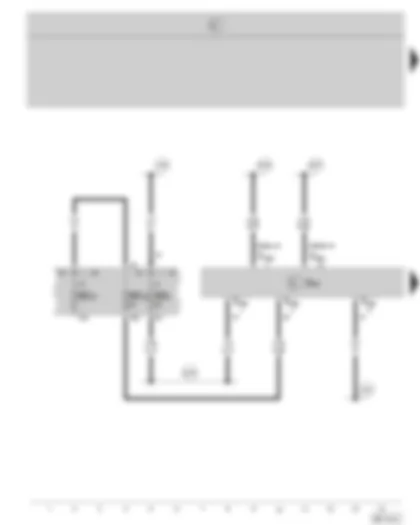 Wiring Diagram  SKODA OCTAVIA II 2008 - Parking aid control unit - fuse holder